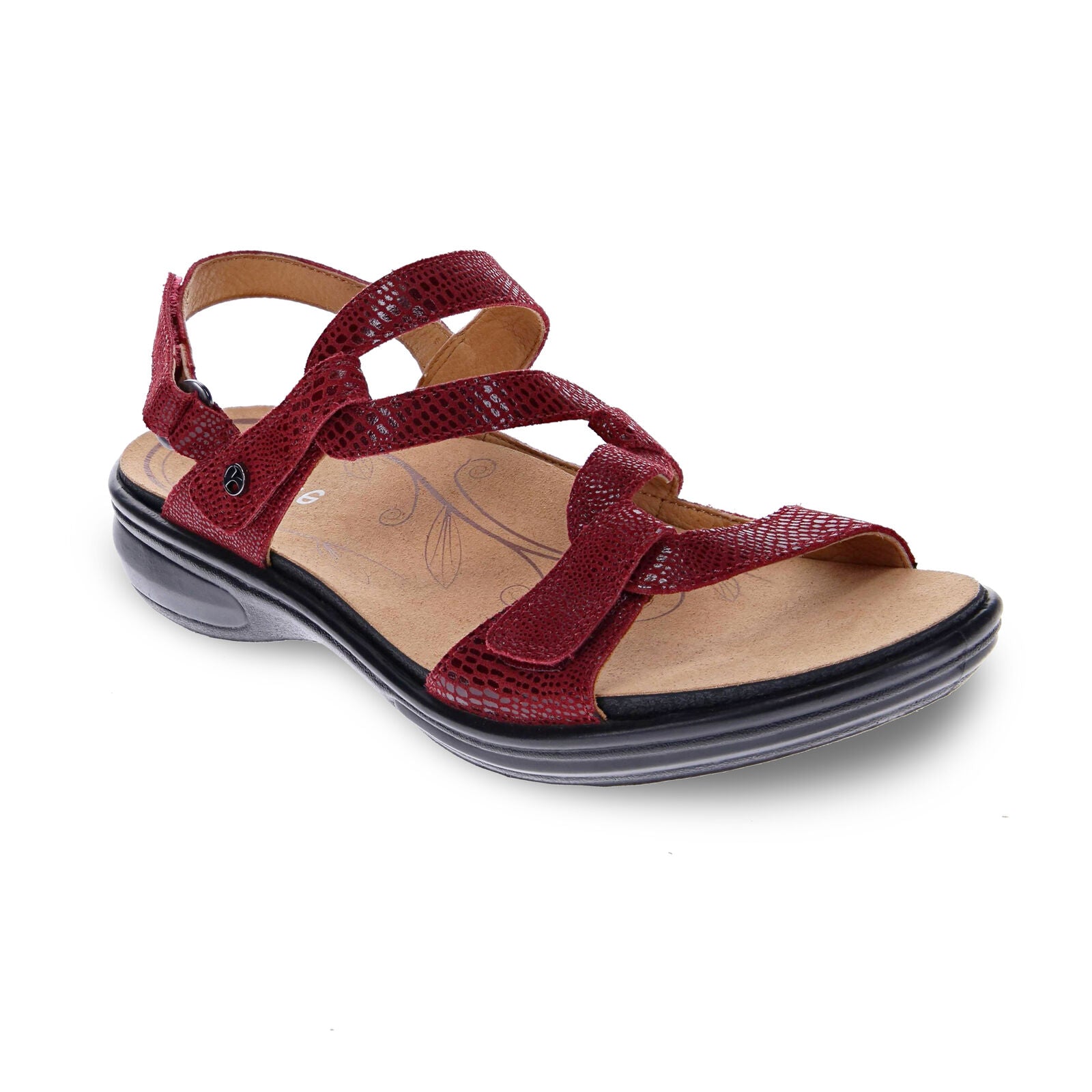 Emerald 3 Strap Leather Sandals - Classics