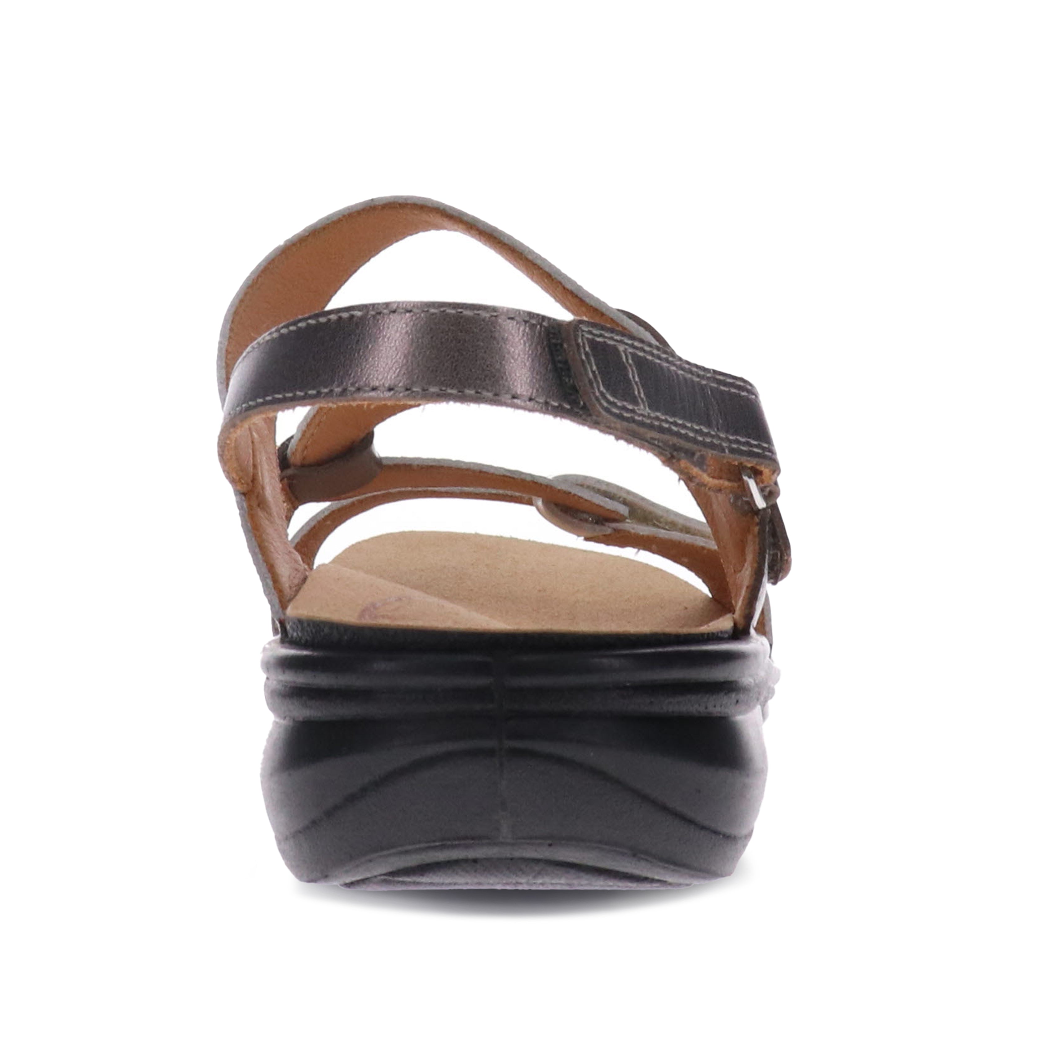 Emerald 3 Strap Leather Sandals