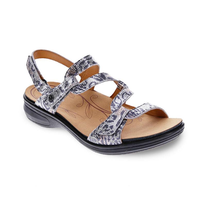 Emerald 3 Strap Leather Sandals - Final Sale