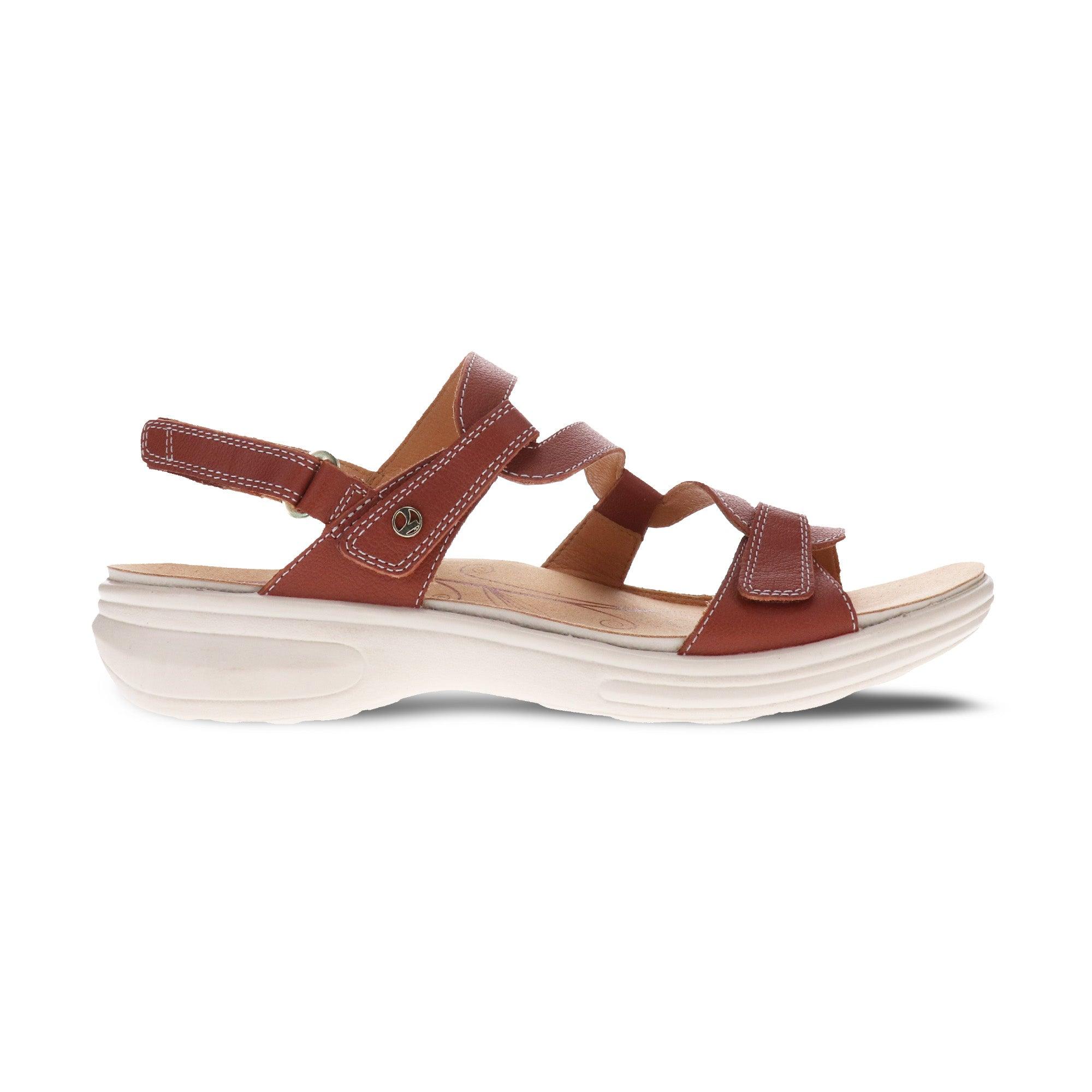 Emerald 3 Strap Leather Sandals - Limited-Time Offer