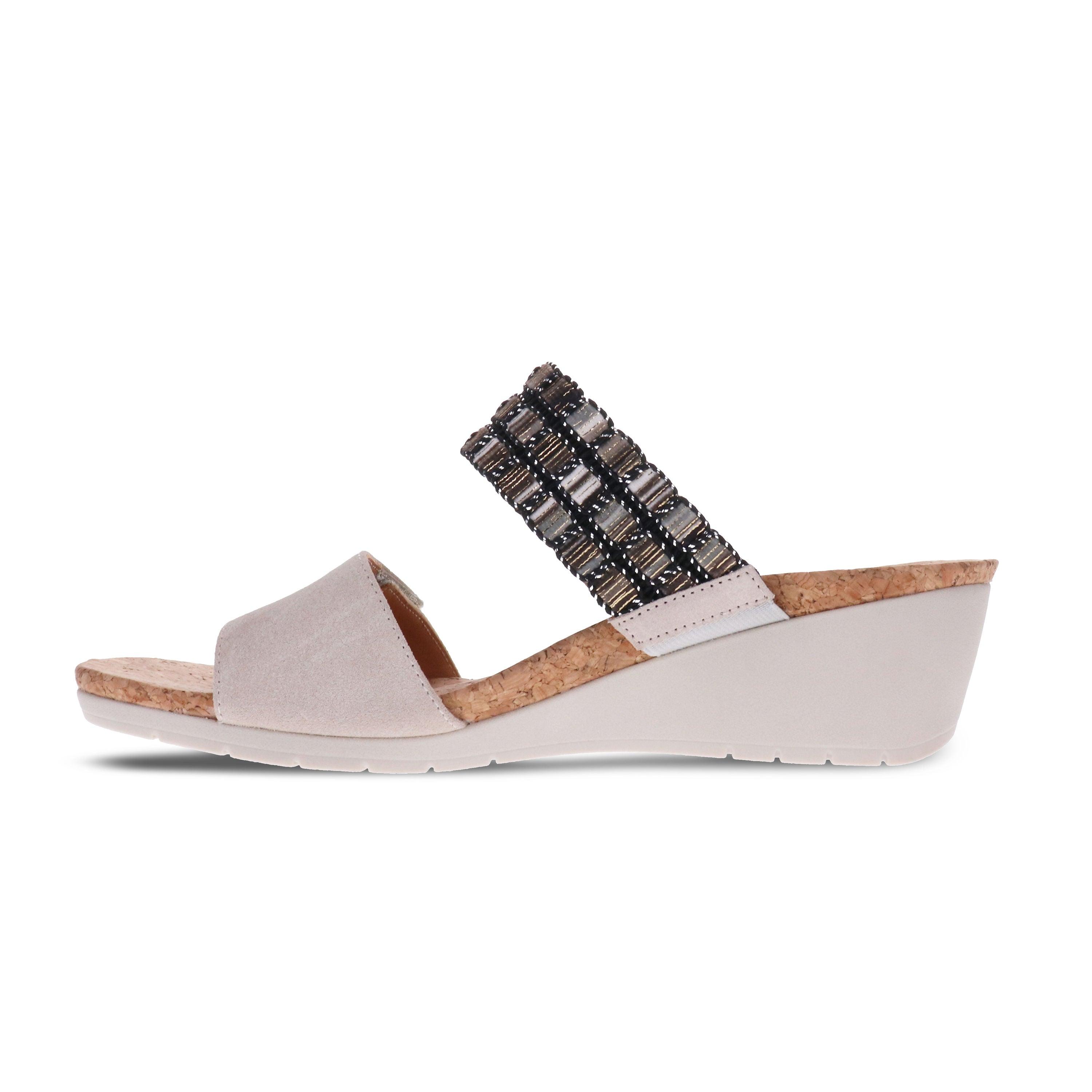 Sorrento Cork Wedges - Revere Shoes